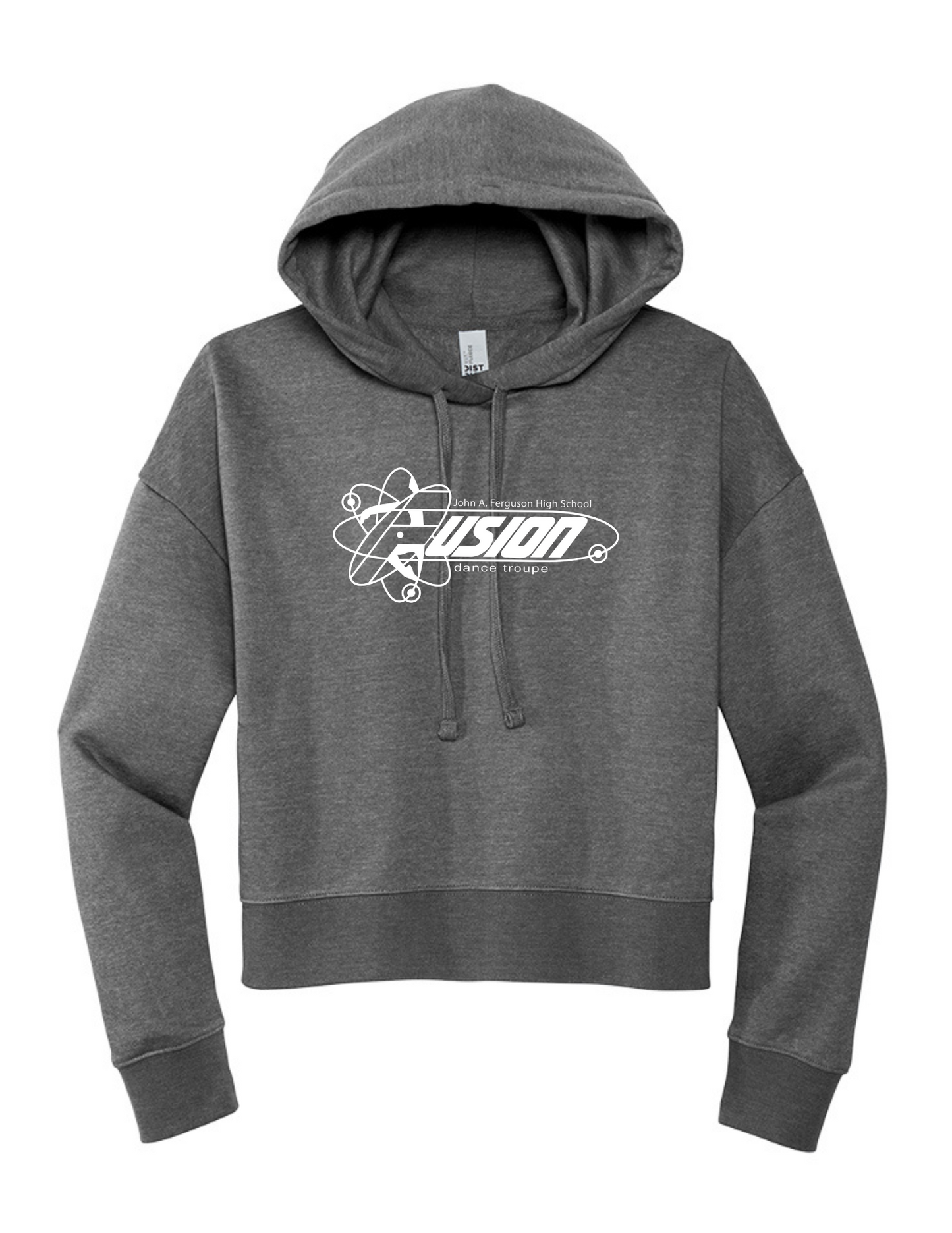 CROPPED HOODED SWEATSHIRT